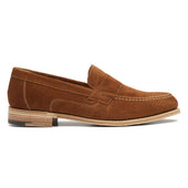 Strand EF Saddle Loafer in Sorrel Suede