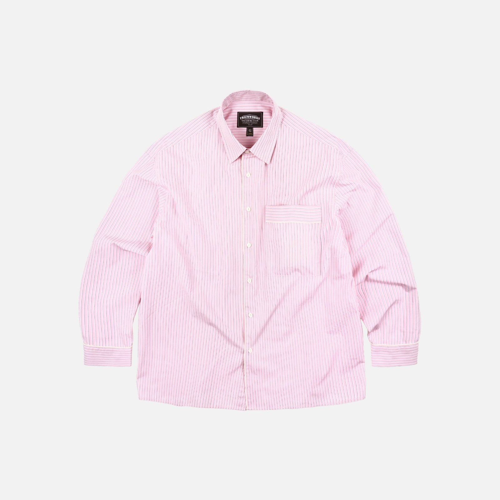 Pajama Stripe Shirt Pink