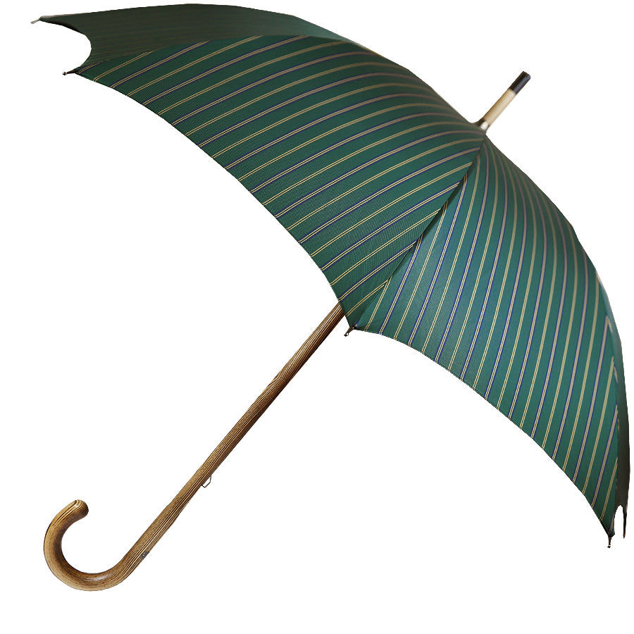 Shibumi X Mario Talarico Umbrella Green Striped Hickory