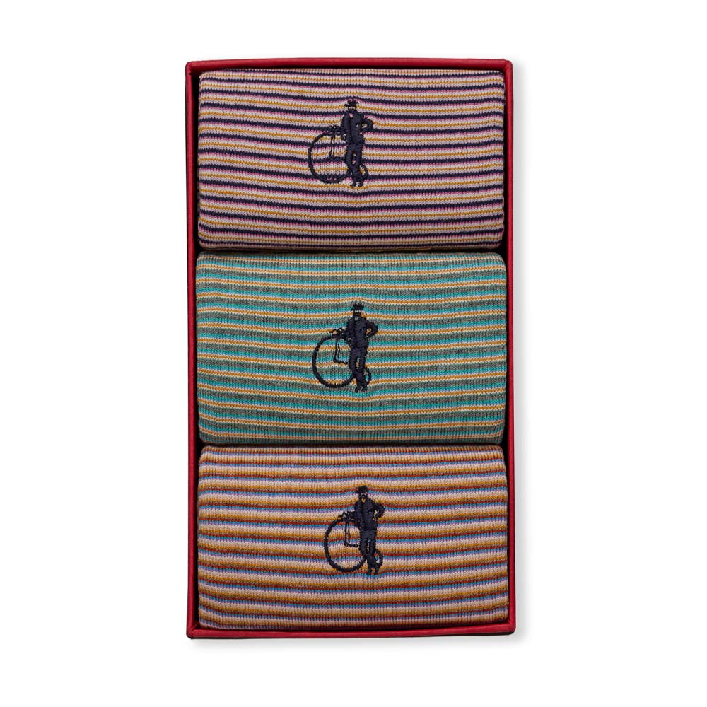 Striped Set I, 3-Pair Box