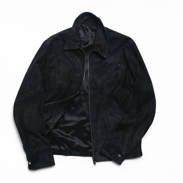 Black Suede Racer Jacket