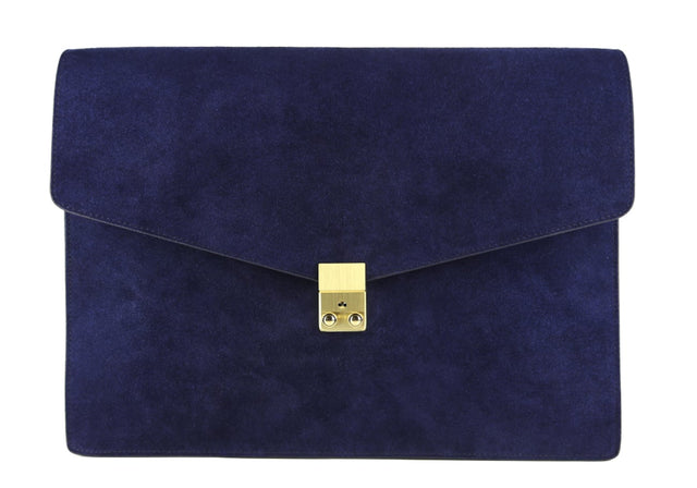 Suede 15" Lock Portfolio