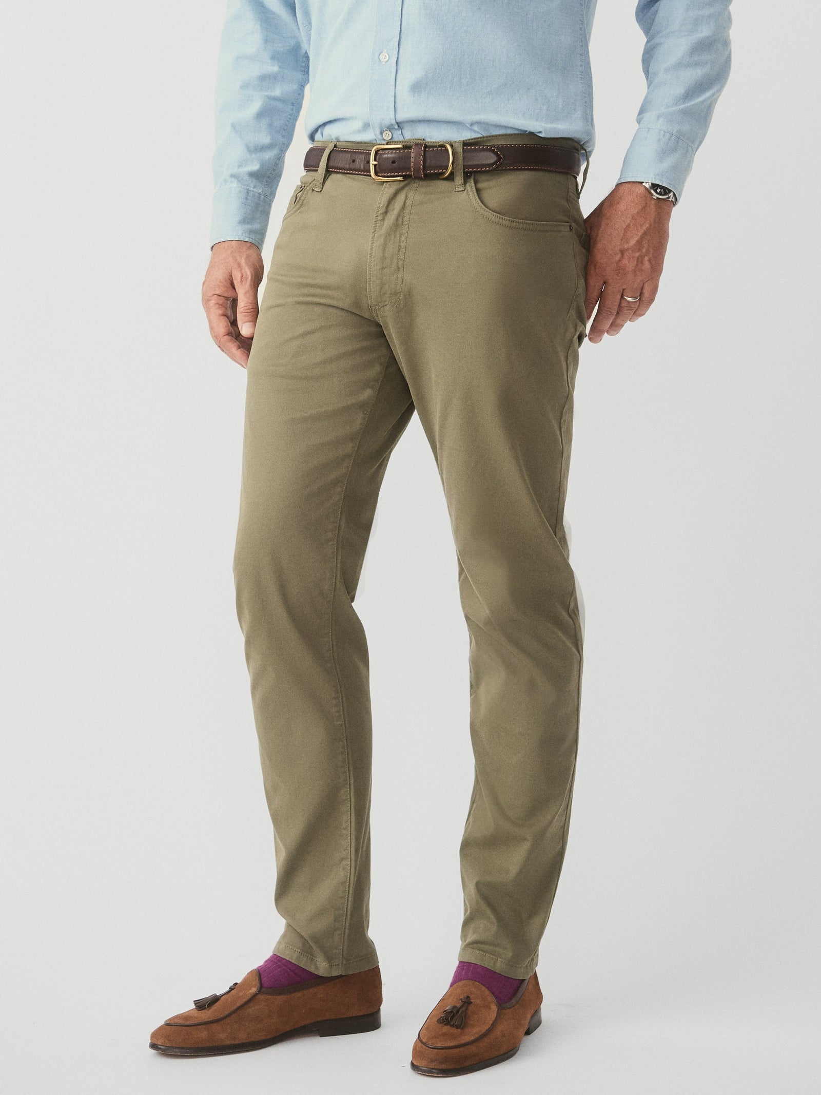 Solid Parker 5 Pocket Straight Pants Men S Pants J Mclaughlin