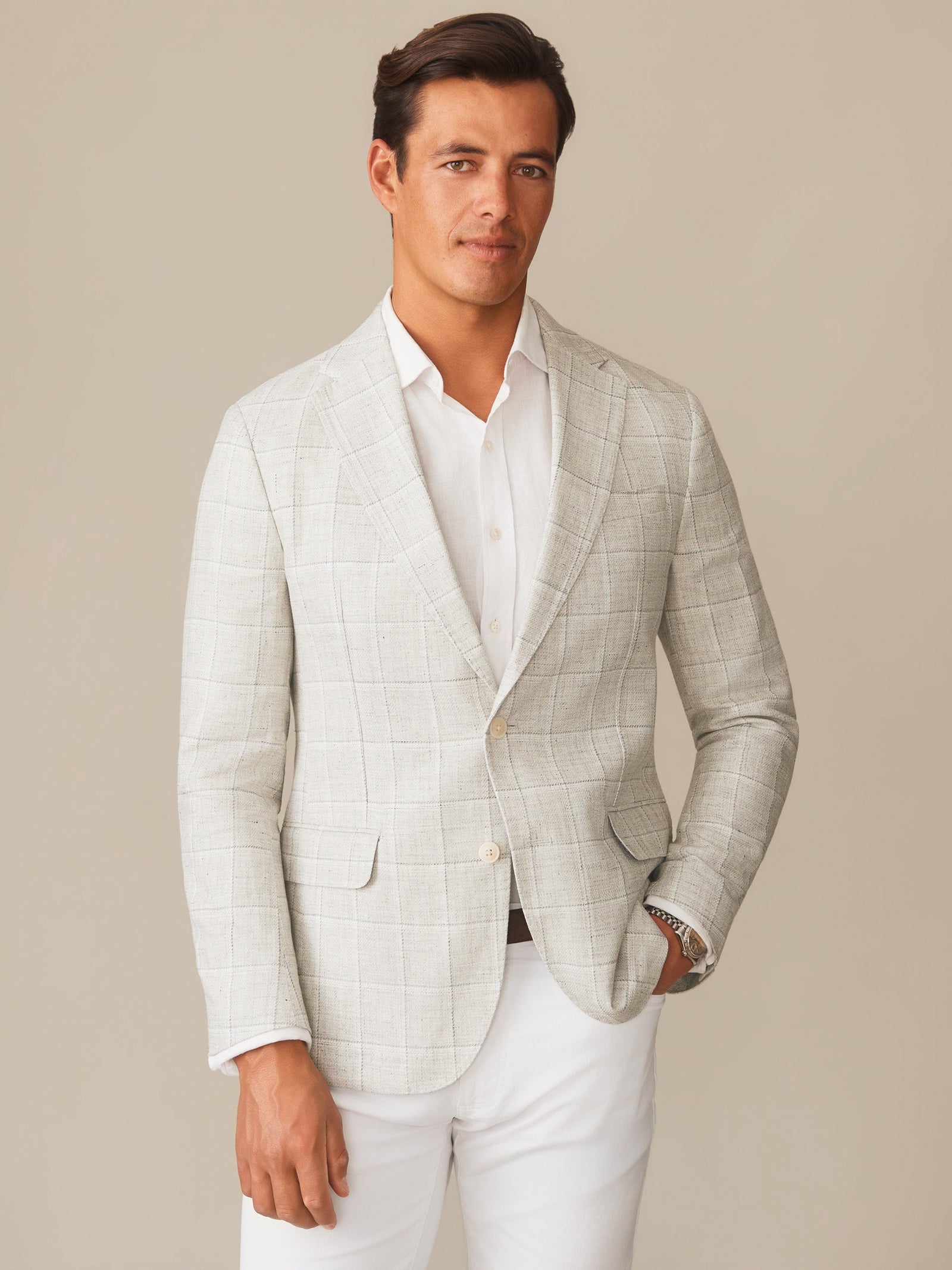 Lt Gray Gray Window Pane Suffolk Sport Coat Men S Jackets U0026 Outerwear J Mclaughlin