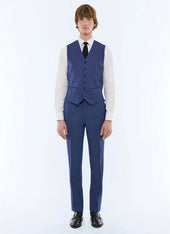 Wool Fitted 3 Piece Suit