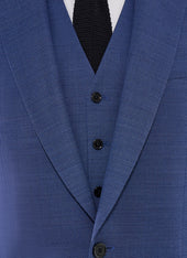 Wool Fitted 3 Piece Suit