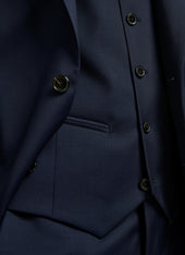 Wool Serge 3 Piece Suit
