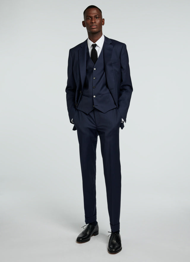 Wool Serge 3 Piece Suit