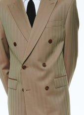 Solaro Wool Double Breasted Suit