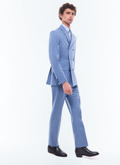 Wool Double Breasted Striped Suit