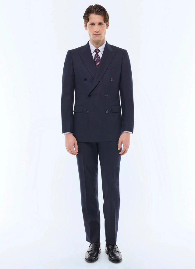Wool Double Breasted Suit