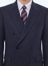 Wool double-breasted suit