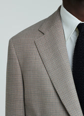 Basket Weaved Wool Suit