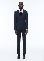 Navy blue wool serge suit