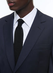 Navy blue wool serge suit