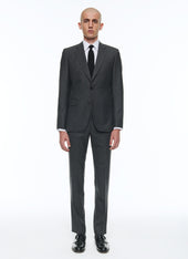 End-on-end virgin wool fitted suit