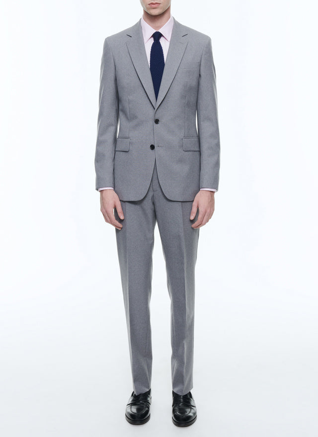 Costume Ajust En Toile De Laine