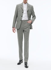 3-button fitted suit