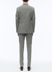 3-button fitted suit
