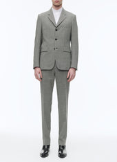 3-button fitted suit