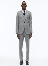 Wool Flannel Fitted Suit