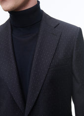 Wool Fitted Suit With