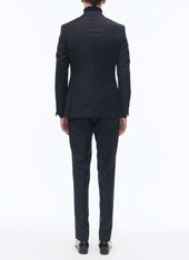 Wool Fitted Suit With