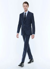 Large Prince of Wales wool suit