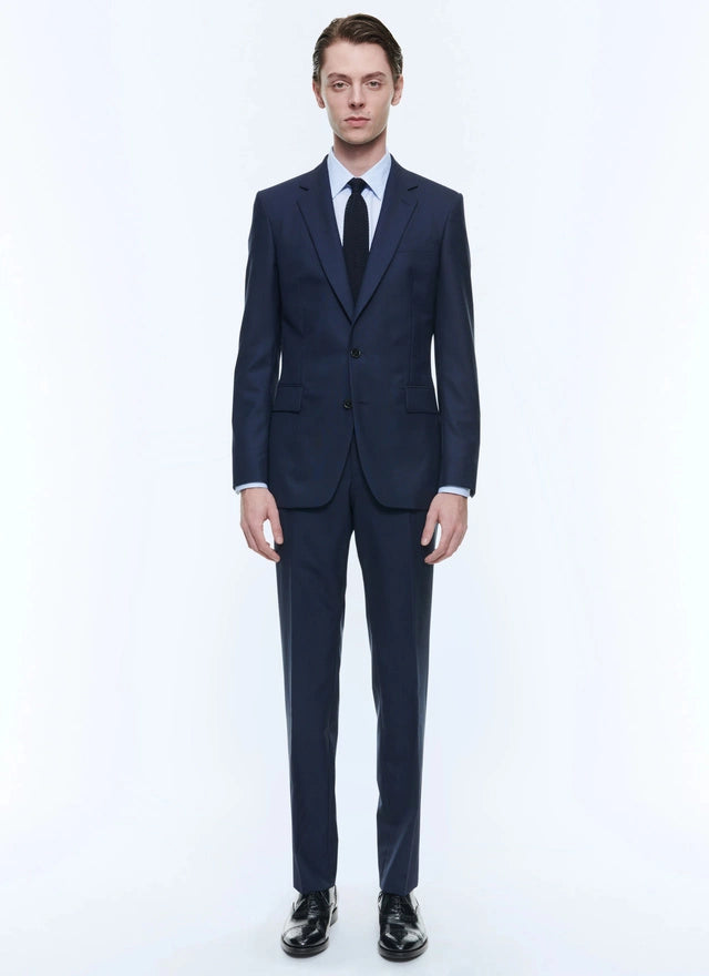 Wool suit with Prince of Wales