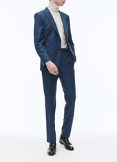 Wool Fitted Suit With