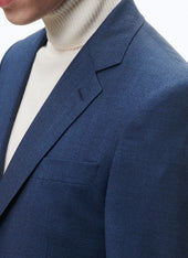 Wool Fitted Suit With