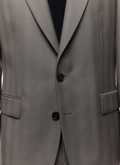 Fitted Suit In Certified Wool