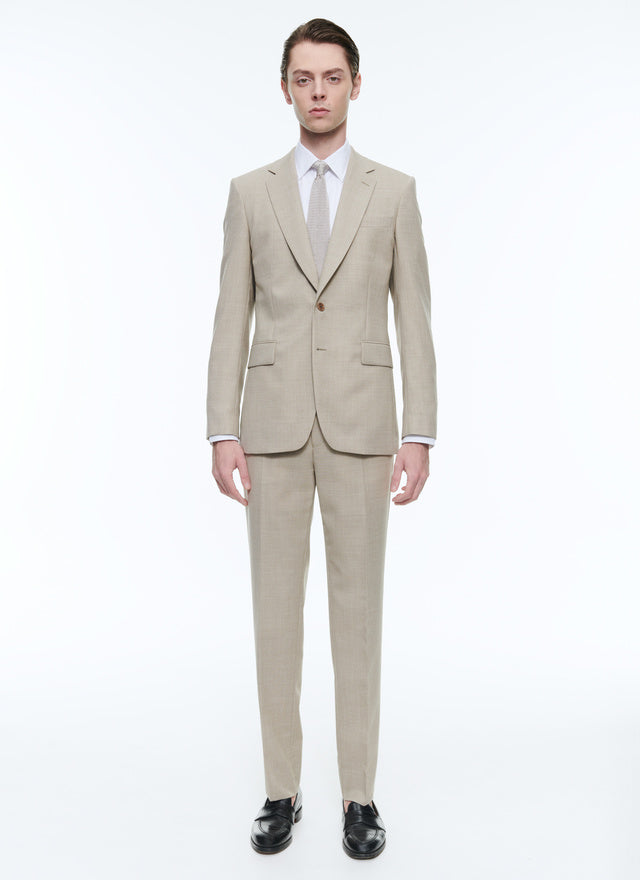 Wool Canvas Suit