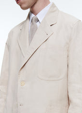 Linen And Cotton Slack Suit