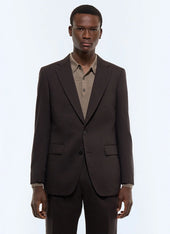 Linen and wool canvas suit