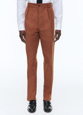 Linen And Cotton Slack Suit