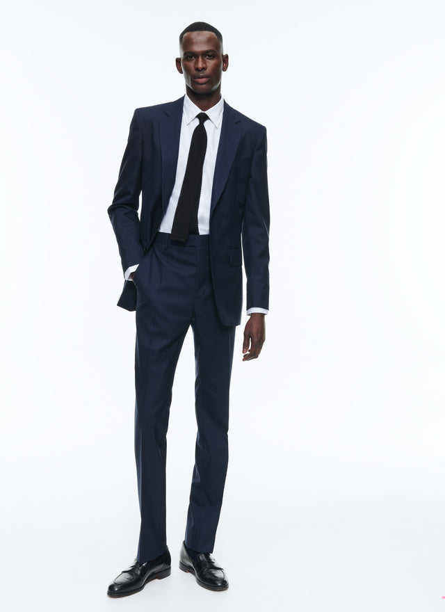 Certified Fresco wool fitted suit