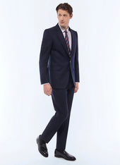 Wool fitted suit