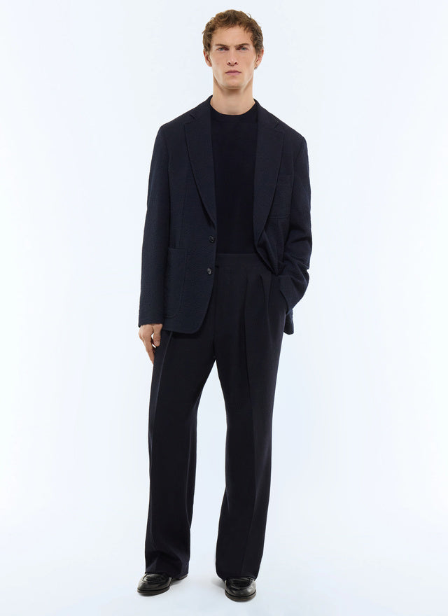 Wool Seersucker Suit