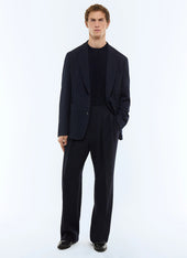Wool seersucker suit