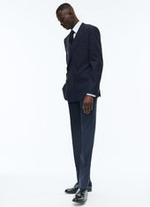 Certified wool double-breasted suit