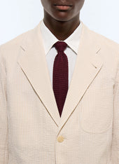 Striped Seersucker Cotton Suit