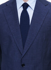 Linen And Virgin Wool Straight Suit