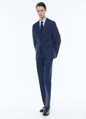 Linen And Virgin Wool Straight Suit