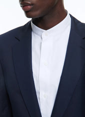 Cotton And Linen Straight Suit