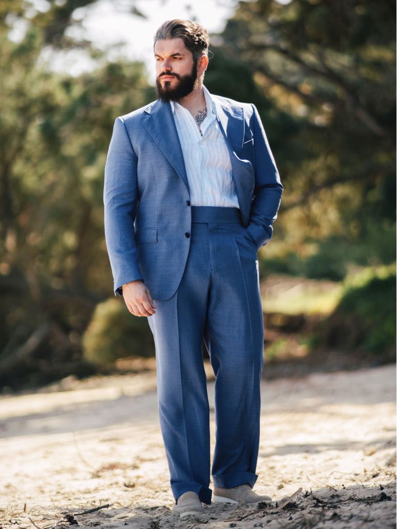 Summer Wool Suit Jacket Loar