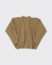 Sundryed Cotton Satin Balloon Shirt Mocha