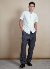 Sune Classic Pleated Trousers River