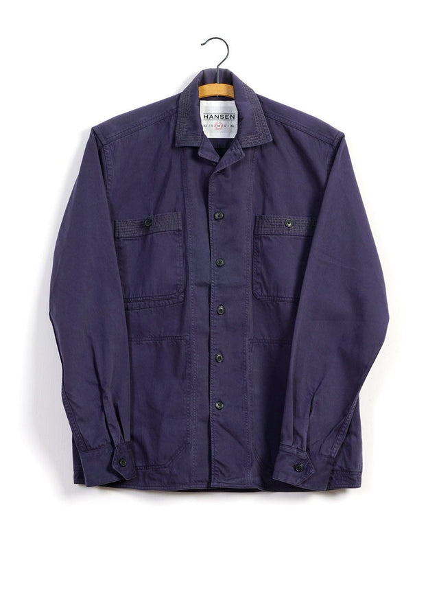 SUNNY | Casual Dyed Over-shirt | Navy
