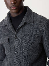 Surchemise Anthracite Capuche Amovible